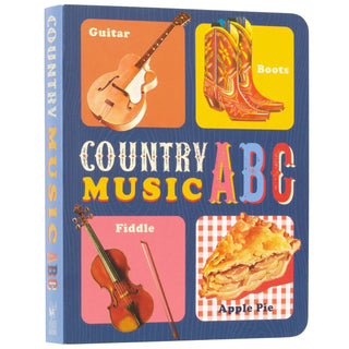 Country Music Abc-Children's Board Book - Charlie Rae - Books- 370 - Laughing Elephant Books