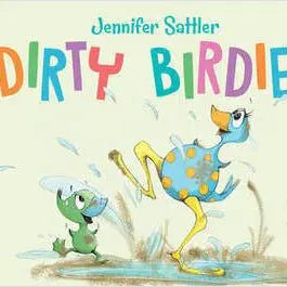 Dirty Birdies Toddler Board Book - Charlie Rae - Books- 370 - Sleeping Bear Press