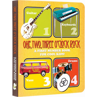 One, Two, Three O'clock, Rock: First Number Book - Charlie Rae - Books- 370 - Laughing Elephant Books
