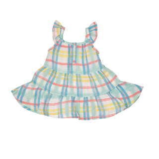 Angel Dear - Beach Plaid- Twirly Sundress & Diaper Cover - Charlie Rae - 6-12 Months - Baby & Toddler Dresses - Angel Dear