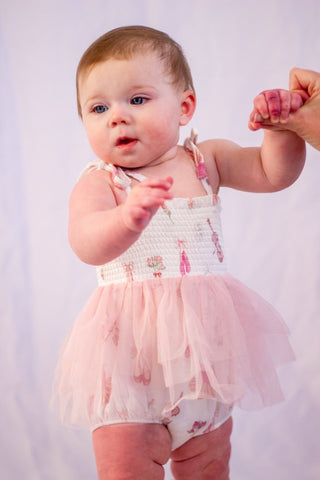 Ballet | Angel Dear | Infant Girl's | Pink | Tutu Bubble - Charlie Rae - 0-6 Months - Girls Dresses- 190 - Angel Dear