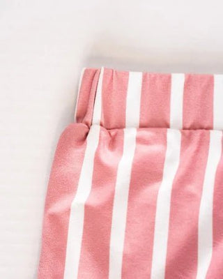 Belle High-Waist Bloomers - Mauve Stripe - Charlie Rae - 0-3 Months - Baby & Toddler Bottoms - Bailey's Blossoms