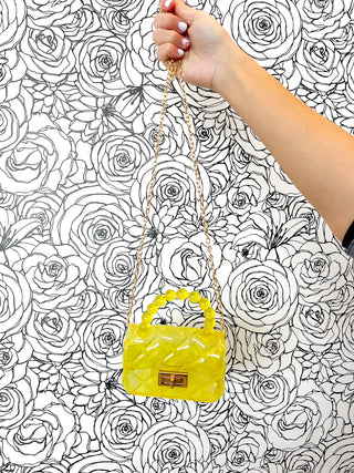 Come on Barbie | Jelly Purse - Charlie Rae - Pineapple Yellow - Handbags - Charlie Rae
