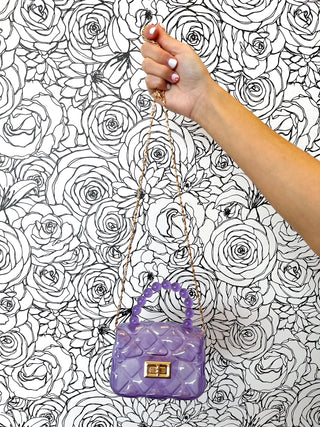 Come on Barbie | Jelly Purse - Charlie Rae - Grape Taffy - Handbags - Charlie Rae
