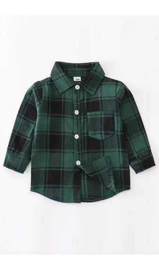 Hunter Button Up - Charlie Rae - 2T - Baby & Toddler Tops - Honeydew