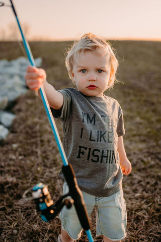 I'm Told I Like Fishing- Toddler Tee - Charlie Rae - 2T - Unisex Tops- 250 - Charlie Rae