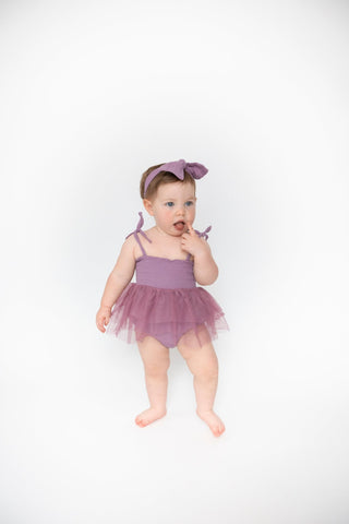 Lavender Mist- Tutu Bubble - Charlie Rae - 0-6 Months - Baby & Toddler Dresses - Angel Dear