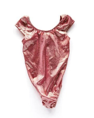 Maggie Cap Sleeve Leotard - Time-To-Shine Rose - Charlie Rae - 0-3 Months - Baby One-Pieces - Bailey's Blossoms