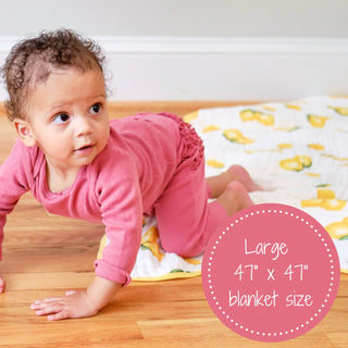 Main Squeeze Muslin Toddler Baby Quilt - Charlie Rae - Swaddling & Receiving Blankets - LollyBanks