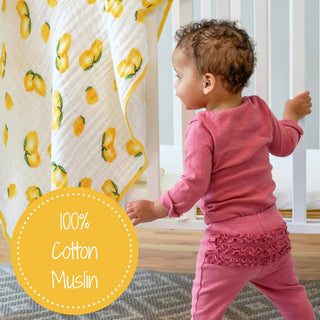 Main Squeeze Muslin Toddler Baby Quilt - Charlie Rae - Swaddling & Receiving Blankets - LollyBanks