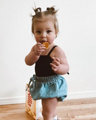 Marlie Tie-Back Leotard - Charlie Rae - Green Gingham - Baby One-Pieces - Bailey's Blossoms