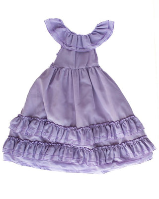Nellie Ruffle Maxi Dress - Dusty Lavender - Charlie Rae - 12-18 Months - Baby & Toddler Dresses - Bailey's Blossoms