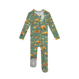 Posh Peanut - Crawford - Footie Zippered One Piece - Charlie Rae - Preemie - Baby & Toddler Sleepwear - Posh Peanut
