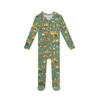 Posh Peanut - Crawford - Footie Zippered One Piece - Charlie Rae - Preemie - Baby & Toddler Sleepwear - Posh Peanut
