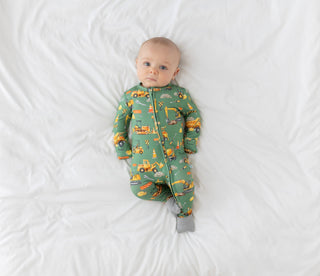 Posh Peanut - Crawford - Footie Zippered One Piece - Charlie Rae - Preemie - Baby & Toddler Sleepwear - Posh Peanut