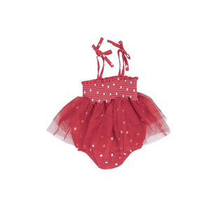 Red Polka Dot- Tutu Bubble - Charlie Rae - 0-6 Months - Baby & Toddler Dresses - Angel Dear