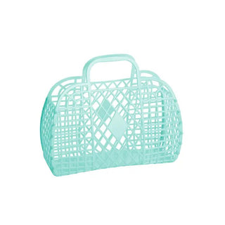 Retro Basket Jelly Bag - Charlie Rae - Mint - Sun Jellies