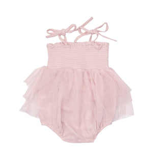 Tutu Bubble- Solid Musiln Ballet Slipper - Charlie Rae - 0-6 Months - Baby & Toddler Dresses - Angel Dear
