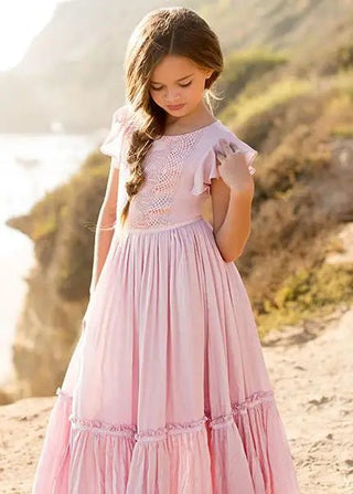 Vera Dress in Violet - Toddler - Charlie Rae - 2T - Baby & Toddler Dresses - Joyfolie
