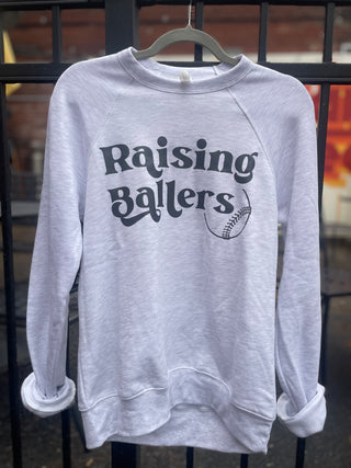 Raising Ballers- Baseball/Softball- Women's Sweatshirt