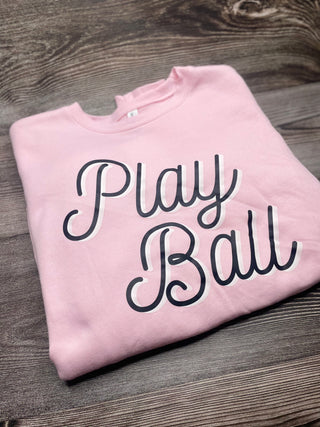 Play Ball | Pink | Women's Sweatshirt