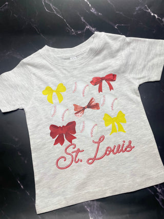 St Louis Baseball Tee- Toddler- FINAL SALE