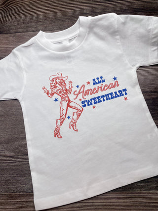 All American Sweetheart- Toddler Tee