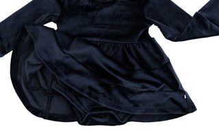 Birdie Bean | Black Velvet Birdie Twirl Dress - Charlie Rae - 0 - 3 Months - Girls Dresses - 190 - Birdie Bean