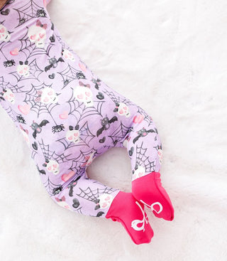 Birdie Bean | Halloween | Carrie Glow - In - The - Dark Convertible Romper - Charlie Rae - Newborn - Girls 1 Piece - 220 - Birdie Bean