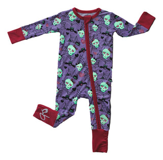 Birdie Bean | Halloween | Carrie Glow - In - The - Dark Convertible Romper - Charlie Rae - Newborn - Girls 1 Piece - 220 - Birdie Bean