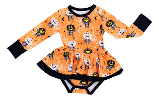 Birdie Bean | Halloween | Michael Glow - In - The - Dark Birdie Twirl Dress - Charlie Rae - 0 - 3 Months - Girls Dresses - 190 - Birdie Bean