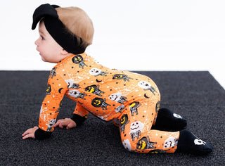 Birdie Bean | Halloween | Michael Glow - In - The - Dark Convertible Romper - Charlie Rae - Newborn - Unisex Sleep - 270 - Birdie Bean