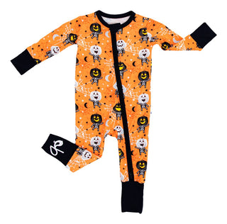 Birdie Bean | Halloween | Michael Glow - In - The - Dark Convertible Romper - Charlie Rae - Newborn - Unisex Sleep - 270 - Birdie Bean