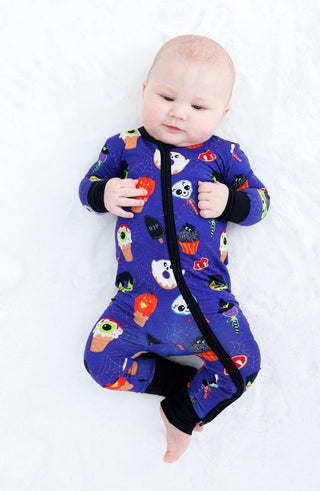 Birdie Bean | Halloween | Salem Convertible Romper - Charlie Rae - Newborn - Unisex Sleep - 270 - Birdie Bean