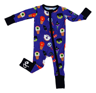 Birdie Bean | Halloween | Salem Convertible Romper - Charlie Rae - Newborn - Unisex Sleep - 270 - Birdie Bean