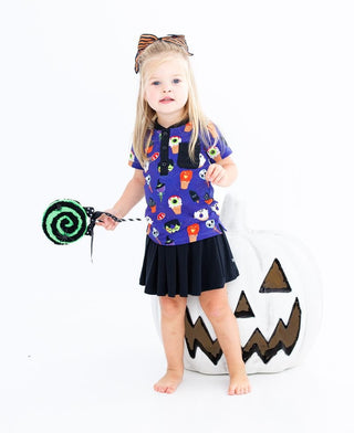 Birdie Bean | Halloween | Salem Henley Bamboo Tee - Charlie Rae - 18 - 24 Months - Unisex Tops - 250 - Birdie Bean