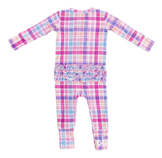 Birdie Bean | Millie Ruffle Convertible Romper - Charlie Rae - Newborn - Girls Sleep - 230 - Birdie Bean