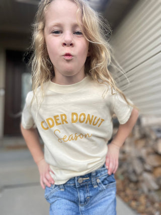 Cider Donut Season Tee - Charlie Rae - 2T - Unisex Tops - 250 - Charlie Rae