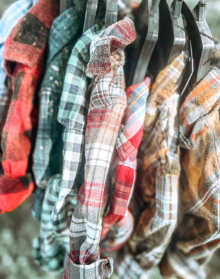 Distressed Toddler Flannels - Charlie Rae - 2T - Disohrted Vintage