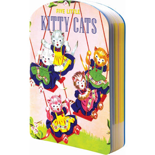 Five Little Kitty Cats- Children's Picture Book-Vintage - Charlie Rae - Books- 370 - Laughing Elephant Books