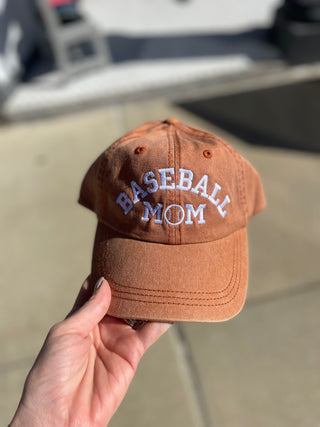 Embroidered Baseball Mom Hat