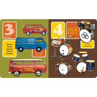One, Two, Three O'clock, Rock: First Number Book - Charlie Rae - Books- 370 - Laughing Elephant Books