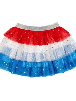 Patriotic Petal Tutu - Dress Up Skirt - Kids 4th of July Tutu - Charlie Rae - 0-12 Months - Girls Bottoms- 180 - Sweet Wink