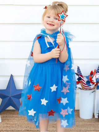 Patriotic Star Tank Tutu Dress - Kids 4th of July Dress - Charlie Rae - 2T - Girls Dresses- 190 - Sweet Wink