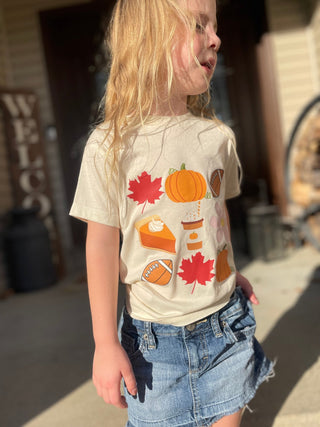 Pumpkin, Fall & Football - Oh My! - Toddler Tee & Onesie - Charlie Rae - Tee - Charlie Rae