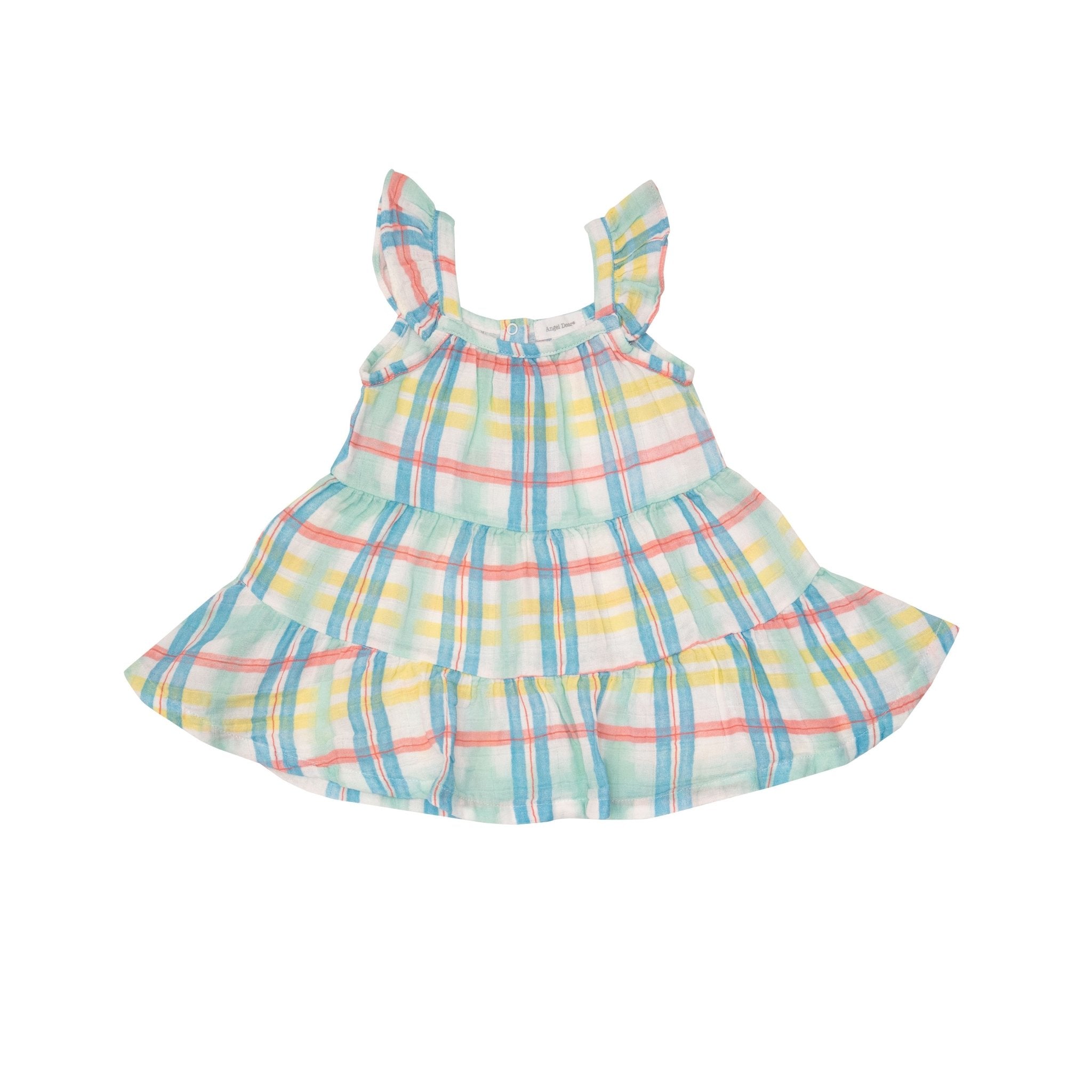 Beach Plaid | Angel Dear | Twirly Sundress & Diaper Cover – Charlie Rae