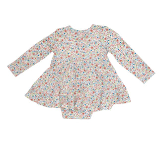 Angel Dear - Dainty Floral - Twirly Bodysuit Dress - Charlie Rae - 3-6 Months - Baby & Toddler Clothing - Angel Dear