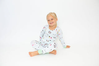 Angel Dear - Dress Up Fun - Long-Sleeve Bamboo Loungewear Set - Charlie Rae - 6-12 Months - Baby & Toddler Sleepwear - Angel Dear
