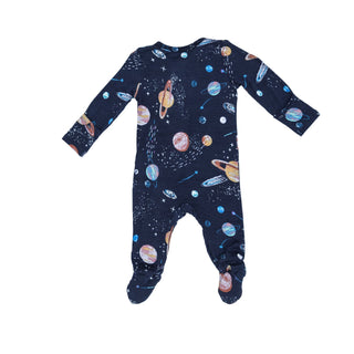 Angel Dear - Solar System - Bamboo 2-Way Zipper Footie - Charlie Rae - Newborn - Baby & Toddler Clothing - Angel Dear