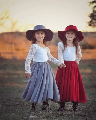 Audrey Gray Floppy Hat - Charlie Rae - - Bailey's Blossoms